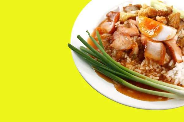 Roast pork rice — Stock Photo, Image
