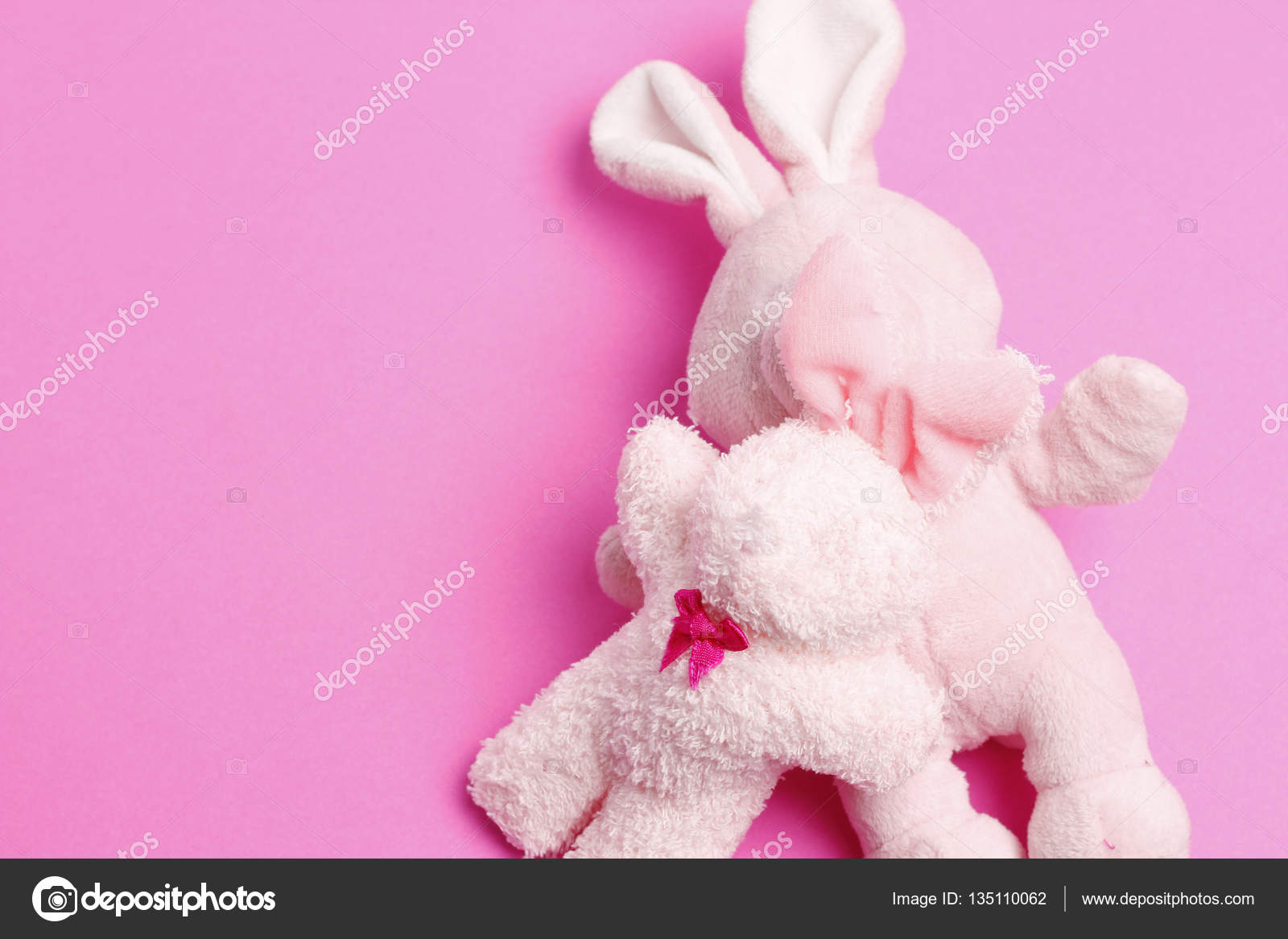 pink rabbit doll
