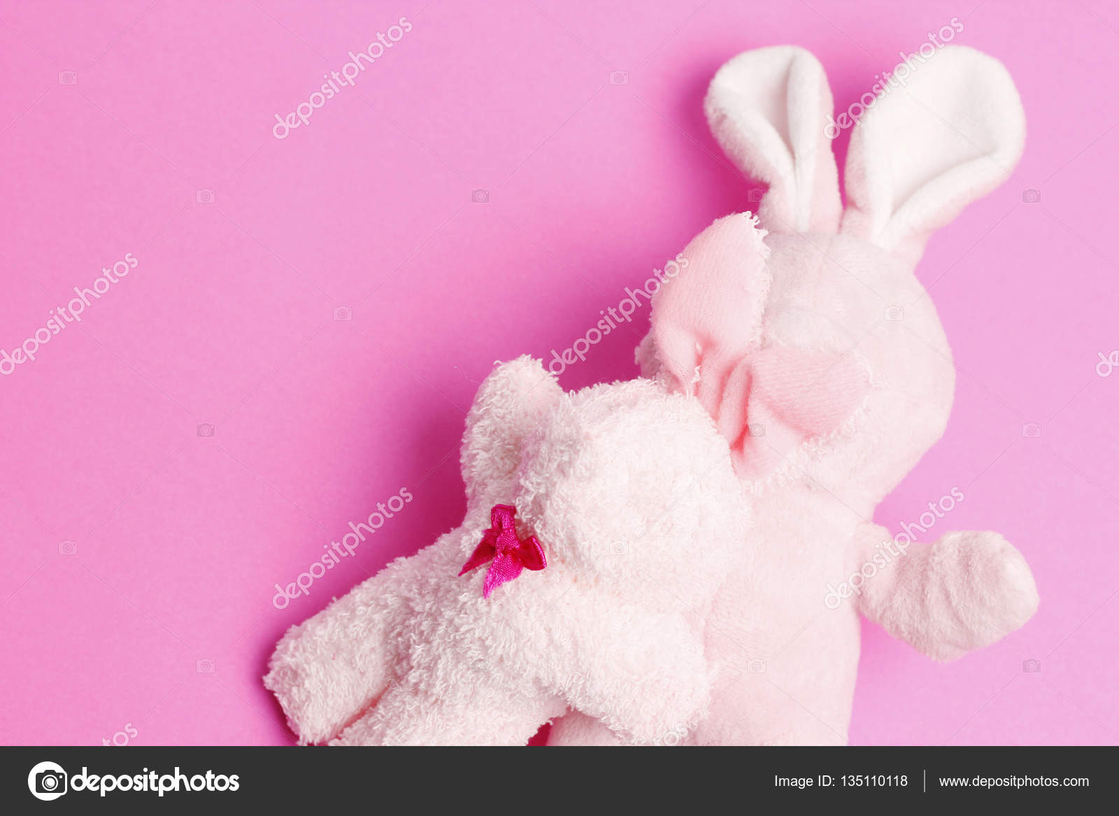 pink rabbit doll