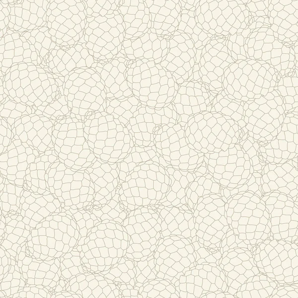 Vector Brown Pinecones Line Art Texture sur fond beige Modèle de répétition sans couture. Arrière-plan pour textile, couvertures de livres, fabrication, papiers peints, impression, emballage cadeau et scrapbooking . — Image vectorielle