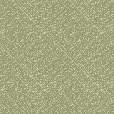 Üst üste binen Yeşil Yapraklar Öznitelikli Özyineleme Kalıbı. Tekstil, kartlar, imalat, duvar kağıtları, baskı, hediye paketi ve yapıştırma kitabı için arkaplan.