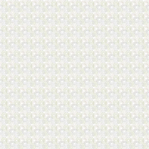 Vector Green Beige Gray Circles op wit naadloos herhalingspatroon. Achtergrond voor textiel, kaarten, fabricage, wallpapers, bedrukking, cadeaupapier en scrapbooking. — Stockvector