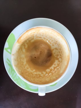 Boş kahve bir fincan