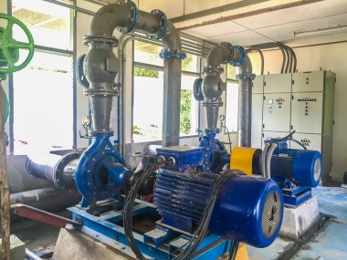 Tayland su arıtma tesisi-motorlu Pompalar.