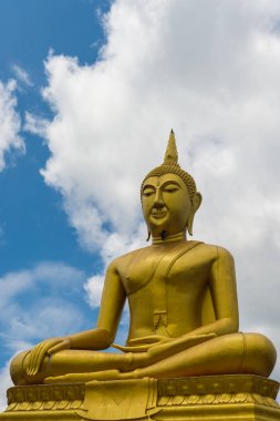 Tayland tapınağındaki Buda heykeli.