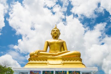 Tayland tapınağındaki Buda heykeli.