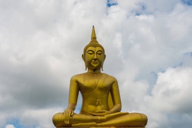 Tayland tapınağındaki Buda heykeli.