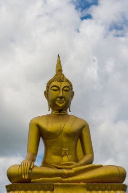 Tayland tapınağındaki Buda heykeli.