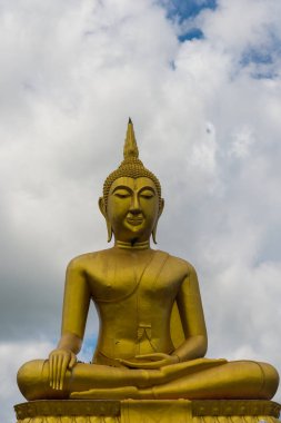 Tayland tapınağındaki Buda heykeli.