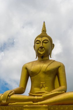 Tayland tapınağındaki Buda heykeli.