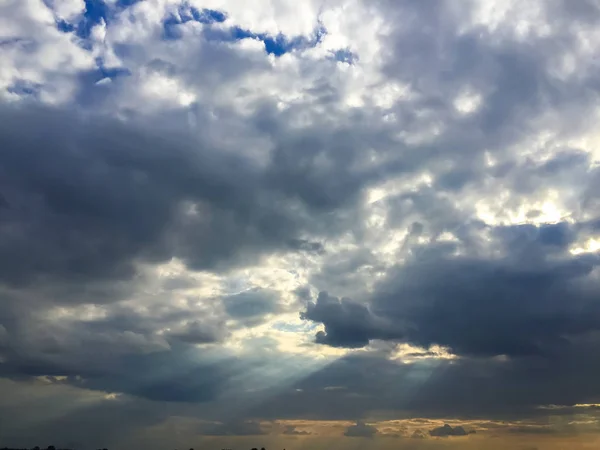 Cloudy River Mirror Cloudy River — Stock Photo, Image