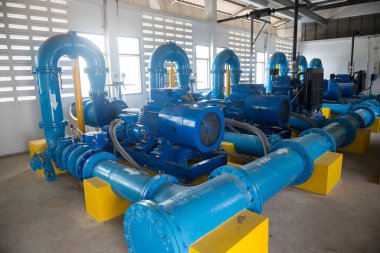 Tayland su arıtma tesisi-motorlu Pompalar.