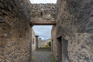 Antik Roma şehri Pompeii 'nin arkeolojik harabeleri