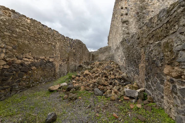 Археологические Руины Древнеримского Города Помпеи — стоковое фото