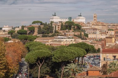 Aventine tepesinden Roma Panoraması