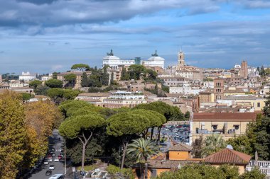 Roma / İtalya: Aventine tepesinden Roma Panoraması