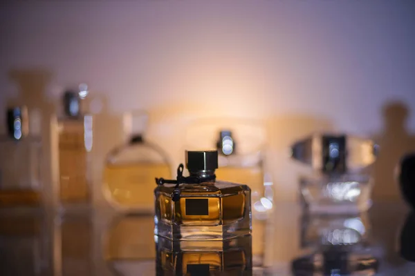 Frasco Perfume Uma Loja Perfumes — Fotografia de Stock