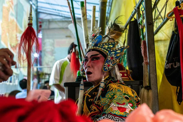 Entre bastidores para Asia Chinese Teochew Opera — Foto de Stock