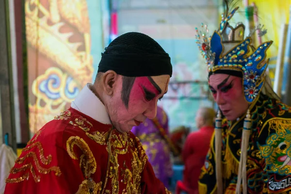 Entre bastidores para Asia Chinese Teochew Opera — Foto de Stock