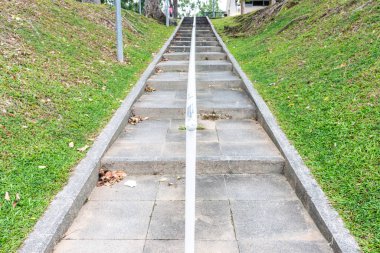 Halka açık alanlarda merdiven uçuşu