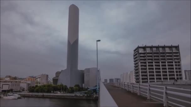 Απίστευτη Εναέρια Time Lapse Πανοραμική Λήψη Της Σύγχρονης Αστικής Μεγαλούπολης — Αρχείο Βίντεο