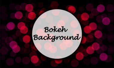 Metin alanı ile kırmızı mor bokeh arkaplan 