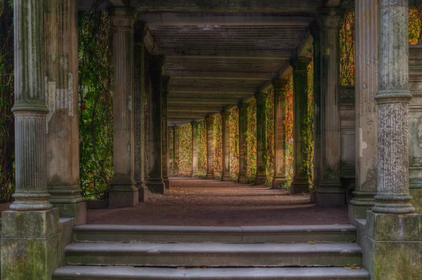 Catherine Park Puşkin. Kendi Bahçe. Pergola
