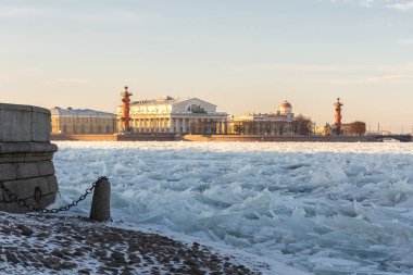 St. Petersburg Borsası binası.