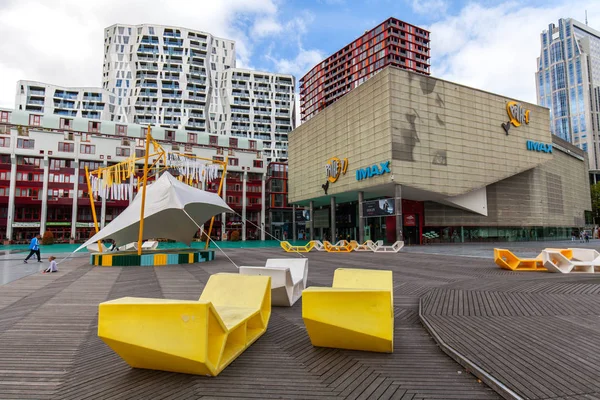 Praça cultural em rotterdam — Fotografia de Stock