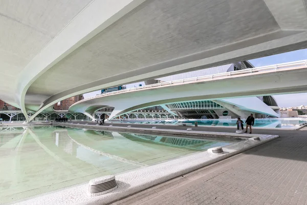 City of Arts and Sciences - Valencia, İspanya Şubat 2017 yılında modern mimari
