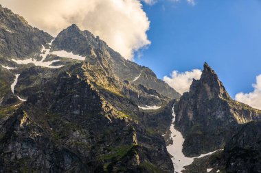 Miguszowiecki Szczyt cliff Polonya Tatra Dağları'nda