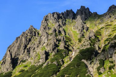 Tatry mountains, Polonya için kayalık uçurum