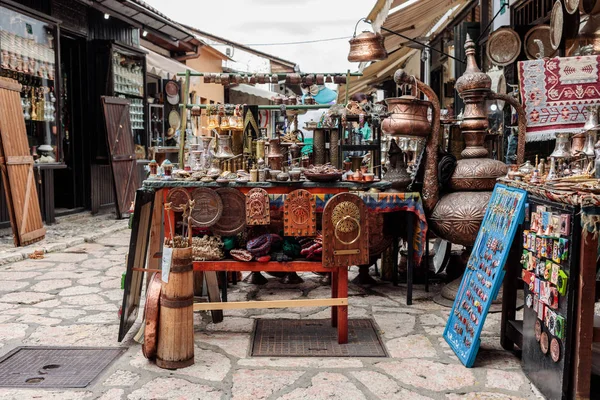 Vintage Souvenirs Old Sarajevo Bazaar Market — Stock Photo, Image