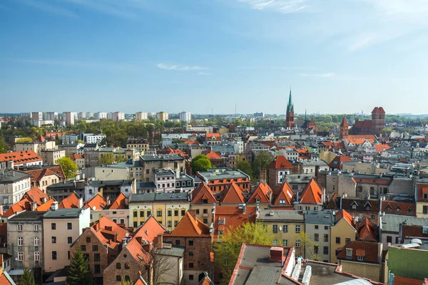 Vista Sobre Centro Cidade Torun Polônia — Fotografia de Stock