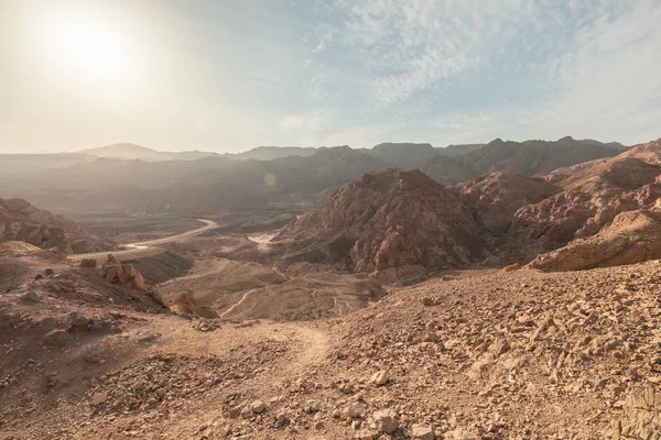 Dağ Yapıları Srail Negev Çölü Nde — Stok fotoğraf