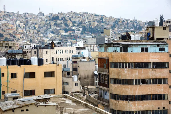 Typical view of Amman city, Jordan