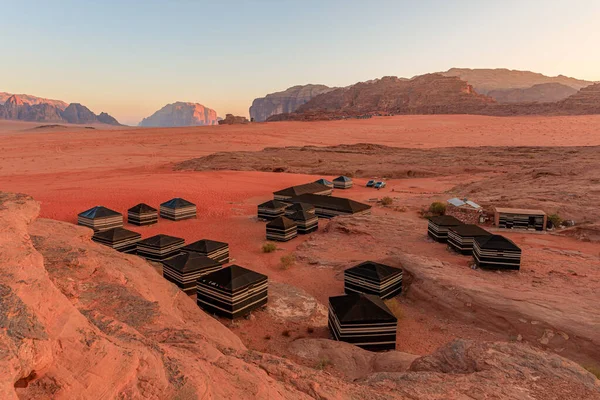 Bedevi Turizm Kampı Wadi Rum Çölü Ürdün — Stok fotoğraf