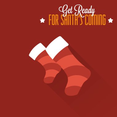 Noel bayramı tebrik kartı.