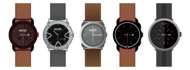 kol saati tasarım şablonları kümesi