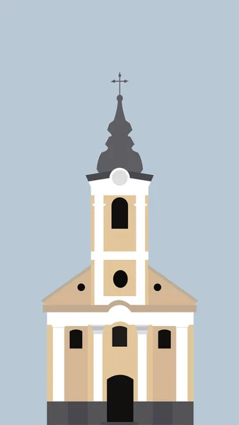 Icône de l'église catholique — Image vectorielle