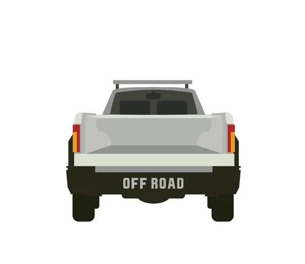 Pick-up z off road napis — Wektor stockowy