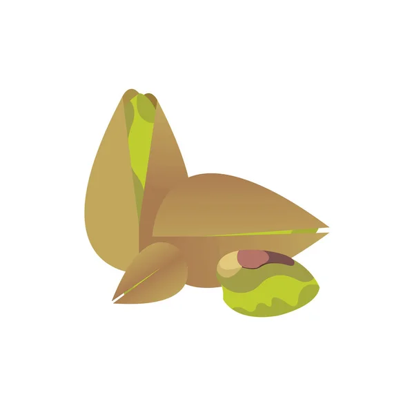Montón de nueces de pistacho — Vector de stock