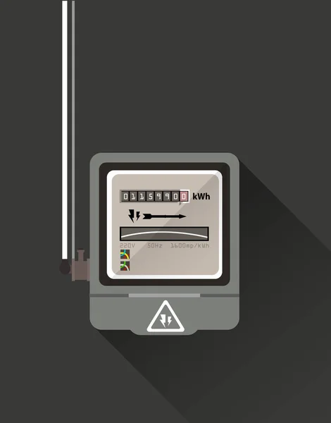 Flat gas meter — Stock Illustration Flat gas meter Royalty Free Stock Vectors