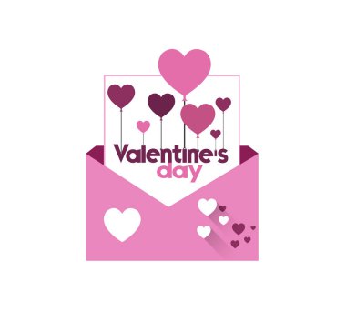  Sevgililer Günü tebrik kartı.