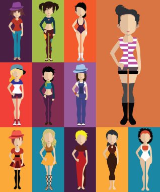 farklı kadın karakterleri