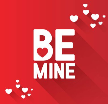 Sevgililer Günü tebrik kartı.