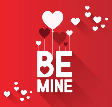  Sevgililer Günü tebrik kartı.