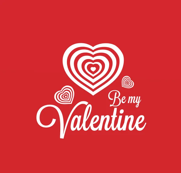 Valentines Day greeting card — Stock Vector