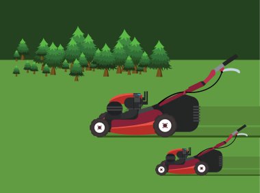 yeşil çim biçme makineleri