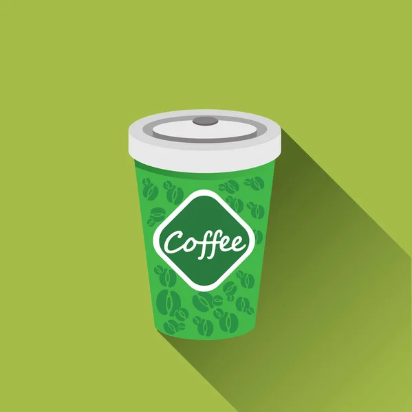 Tasse en papier Café — Image vectorielle